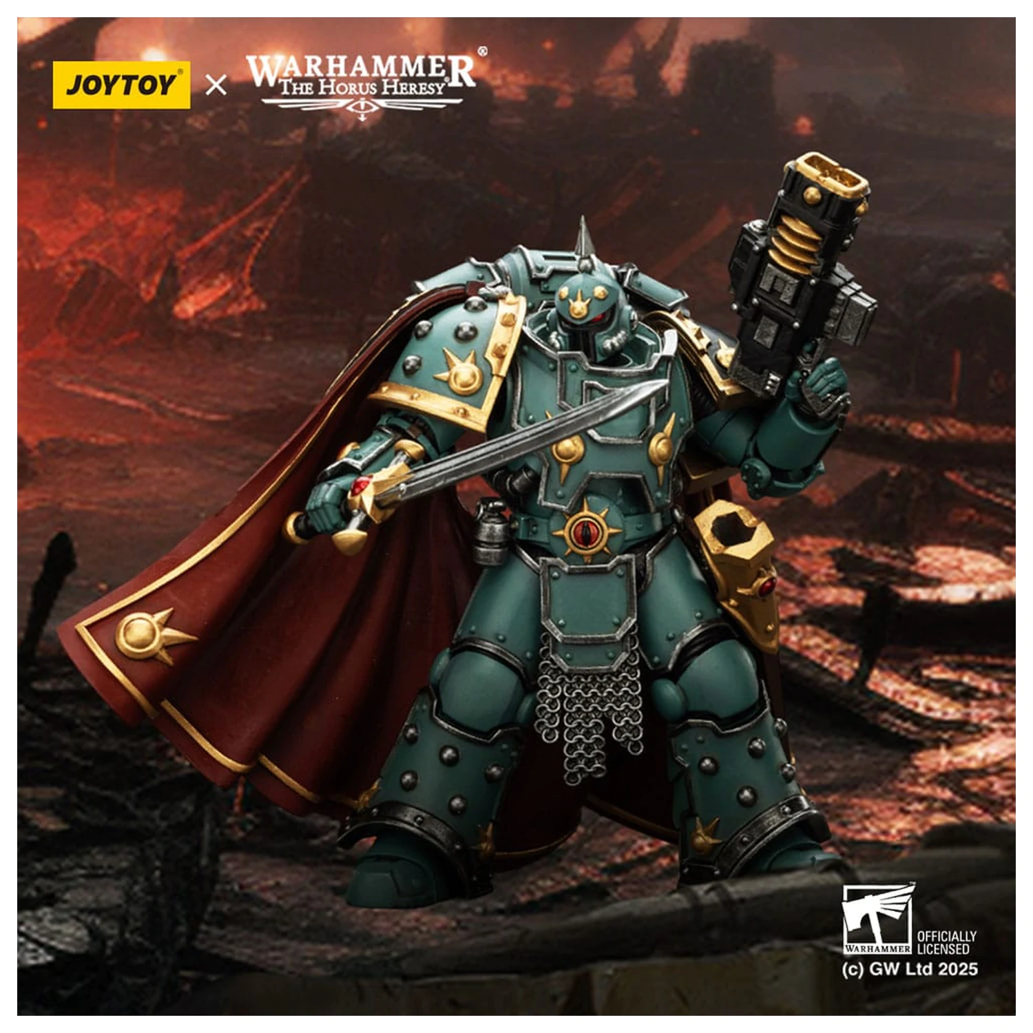 Warhammer 40,000: Sons of Horus Akčná figúrka Legion Champion 12 cm produktová fotografia