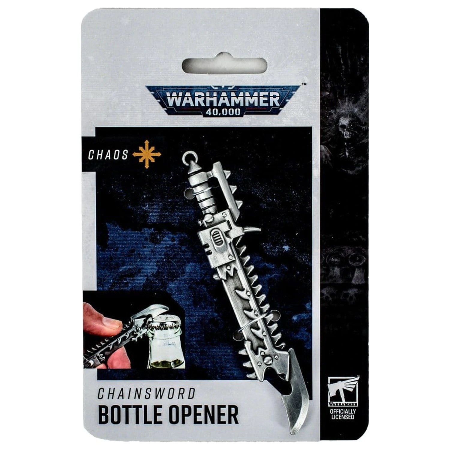 Warhammer 40,000 Otvárač na fľaše Chaos Chainsword produktová fotografia