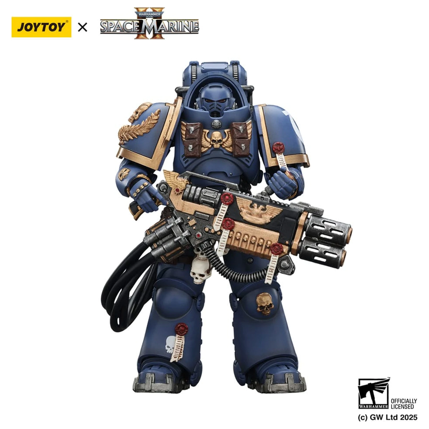 Warhammer 40,000: Space Marine 2 Akčná figúrka Ultramarines Heavy Artificer Armor s Relic Multi-Melta 13 cm produktová fotografia