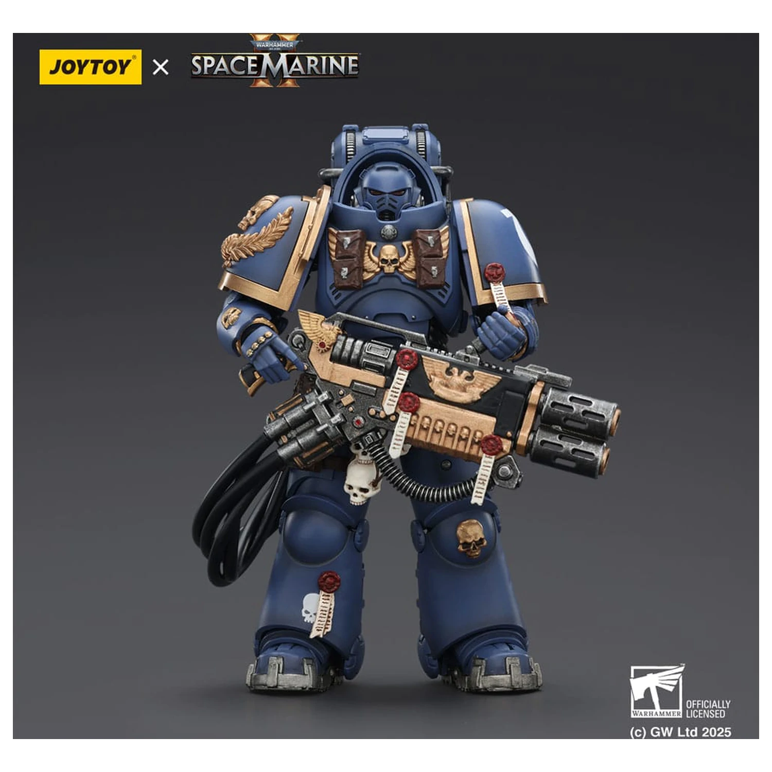 Warhammer 40,000: Space Marine 2 Akčná figúrka Ultramarines Heavy Artificer Armor s Relic Multi-Melta 13 cm produktová fotografia