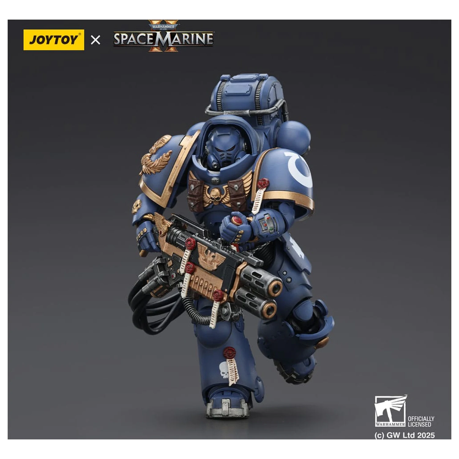 Warhammer 40,000: Space Marine 2 Akčná figúrka Ultramarines Heavy Artificer Armor s Relic Multi-Melta 13 cm produktová fotografia