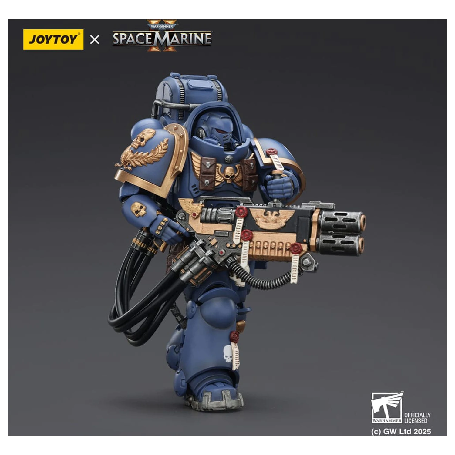Warhammer 40,000: Space Marine 2 Akčná figúrka Ultramarines Heavy Artificer Armor s Relic Multi-Melta 13 cm produktová fotografia