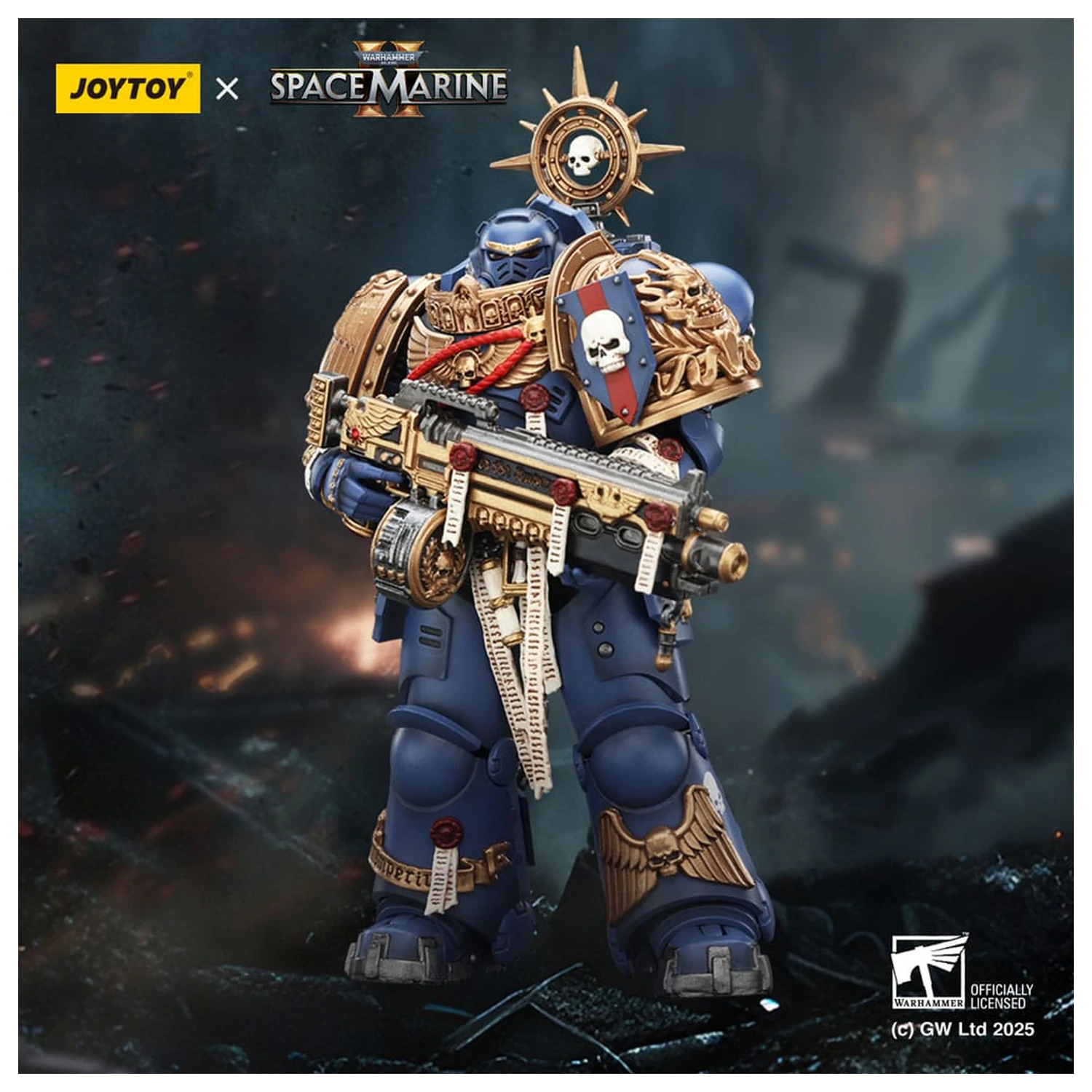 Warhammer 40,000 Akčná Figúrka Ultramarines Heavy Relic Primus Armor 13 cm produktová fotografia