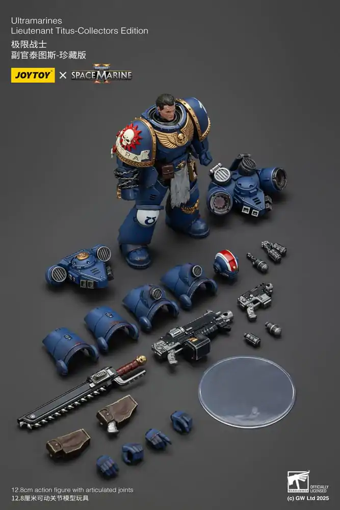 Warhammer 40,000: Space Marine 2 Akčná figúrka Ultramarines Lieutenant Titus Collectors Edition 13 cm produktová fotografia