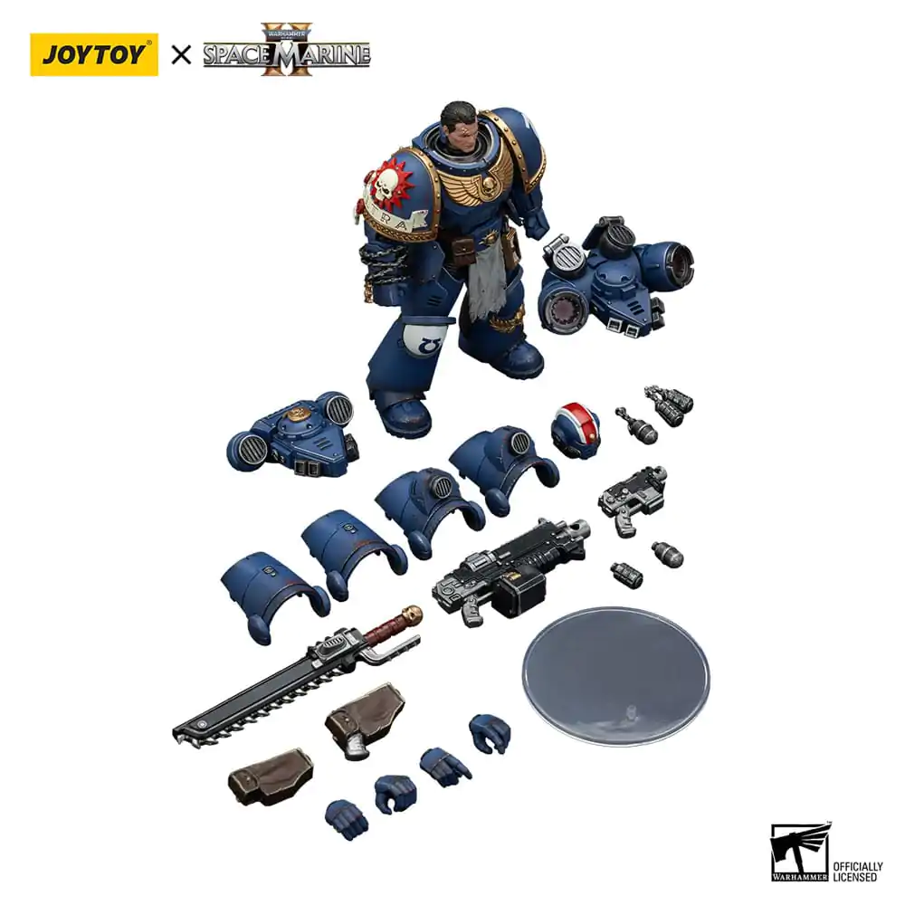 Warhammer 40,000: Space Marine 2 Akčná figúrka Ultramarines Lieutenant Titus Collectors Edition 13 cm produktová fotografia