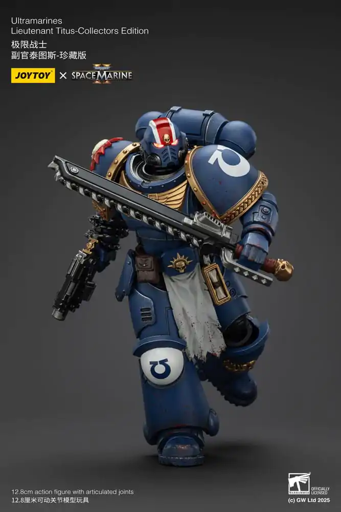 Warhammer 40,000: Space Marine 2 Akčná figúrka Ultramarines Lieutenant Titus Collectors Edition 13 cm produktová fotografia