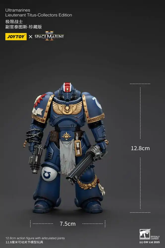 Warhammer 40,000: Space Marine 2 Akčná figúrka Ultramarines Lieutenant Titus Collectors Edition 13 cm produktová fotografia