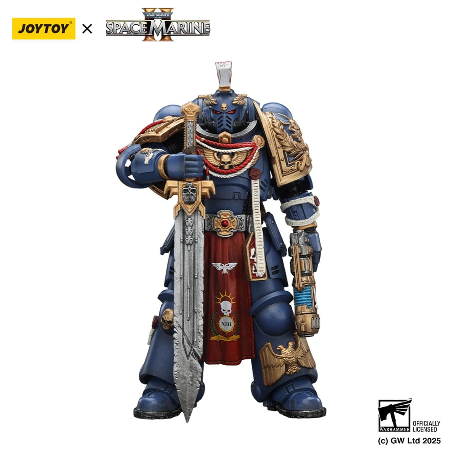 Warhammer 40,000 Akčná figúrka Ultramarines Relic Primus Armour 12 cm produktová fotografia