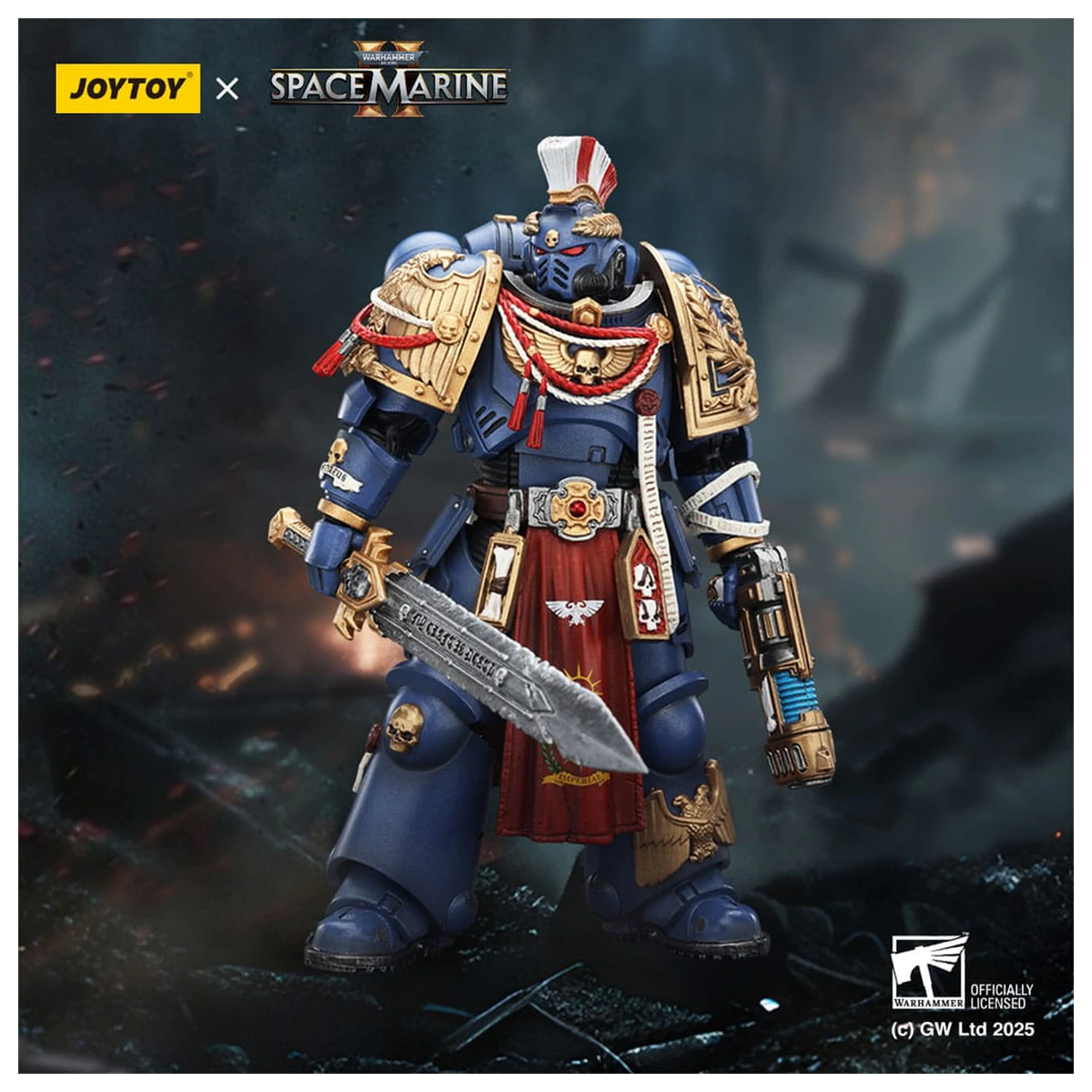 Warhammer 40,000 Akčná figúrka Ultramarines Relic Primus Armour 12 cm produktová fotografia
