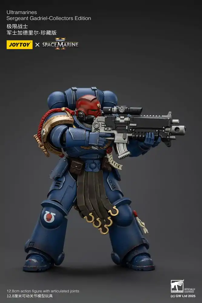 Warhammer 40,000: Space Marine 2 Akčná figúrka Ultramarines Sergeant Gadriel Collectors Edition 13 cm produktová fotografia