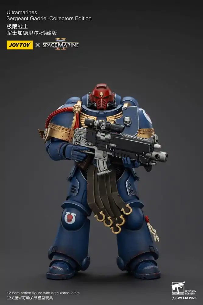 Warhammer 40,000: Space Marine 2 Akčná figúrka Ultramarines Sergeant Gadriel Collectors Edition 13 cm produktová fotografia