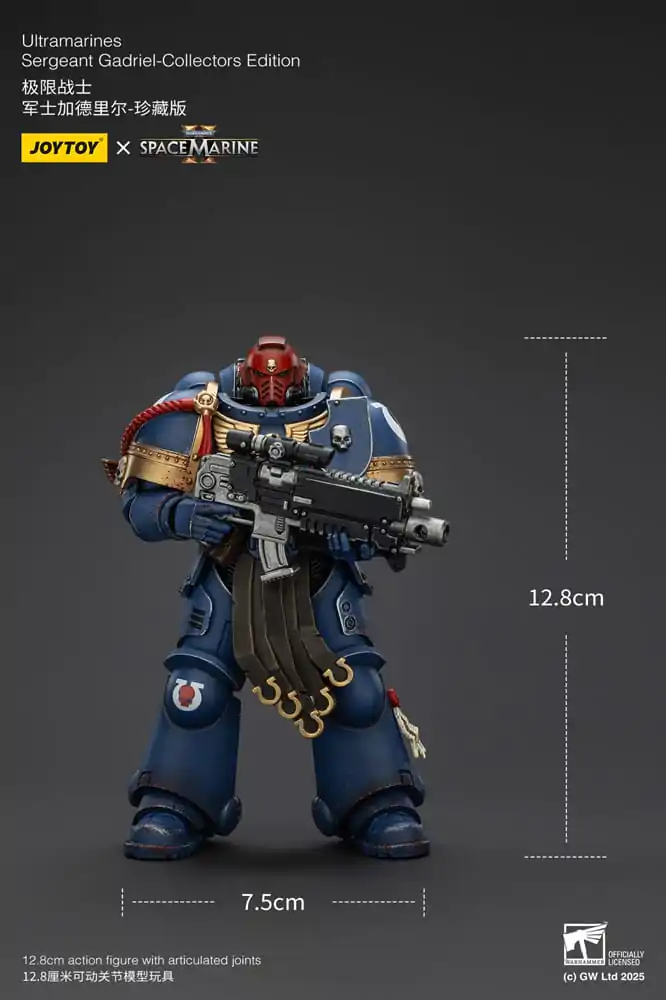 Warhammer 40,000: Space Marine 2 Akčná figúrka Ultramarines Sergeant Gadriel Collectors Edition 13 cm produktová fotografia