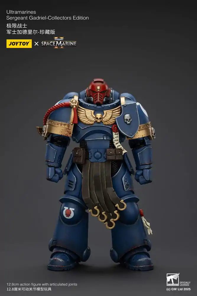 Warhammer 40,000: Space Marine 2 Akčná figúrka Ultramarines Sergeant Gadriel Collectors Edition 13 cm produktová fotografia