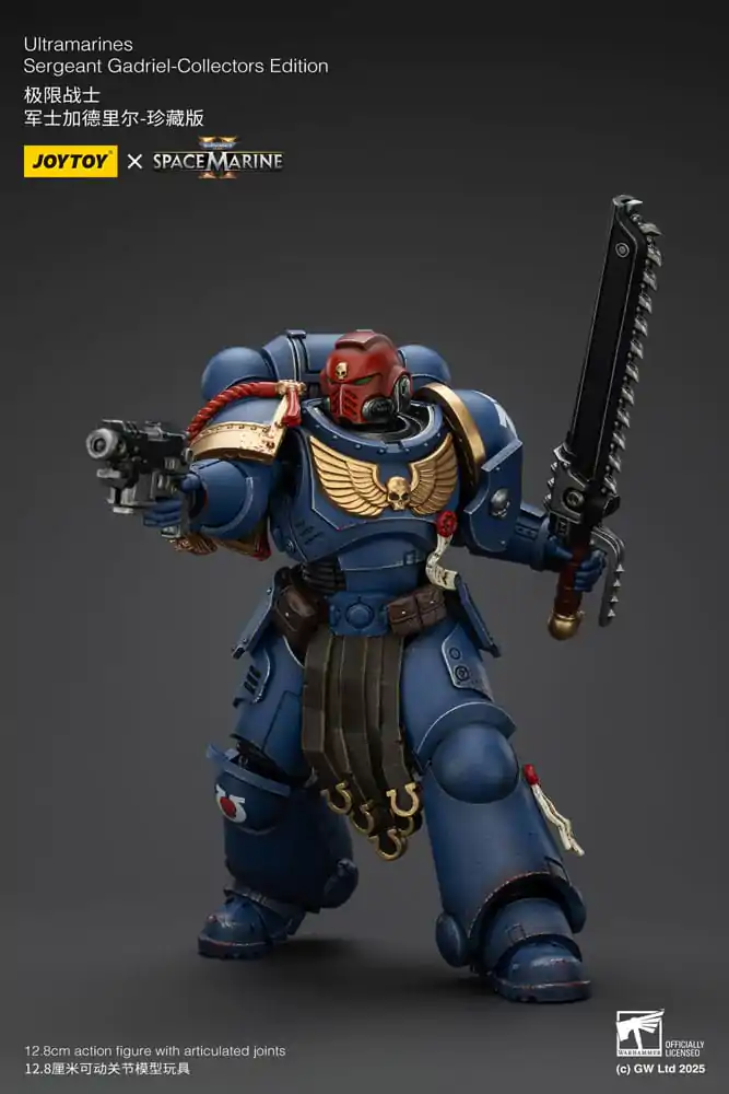 Warhammer 40,000: Space Marine 2 Akčná figúrka Ultramarines Sergeant Gadriel Collectors Edition 13 cm produktová fotografia