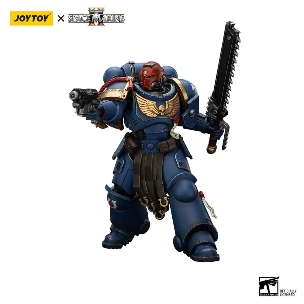 Warhammer 40,000: Space Marine 2 Akčná figúrka Ultramarines Sergeant Gadriel Collectors Edition 13 cm produktová fotografia