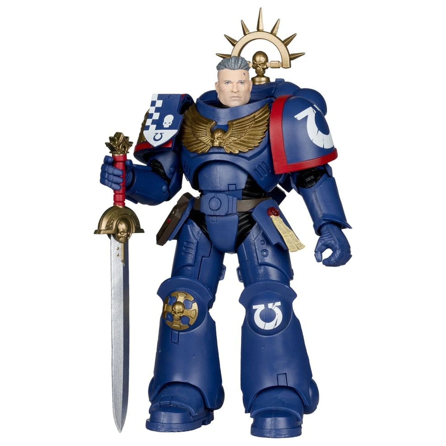 Warhammer 40,000 Total War akčná figúrka 3rd Company Lieutenant (Ultramarines) 18 cm produktová fotografia