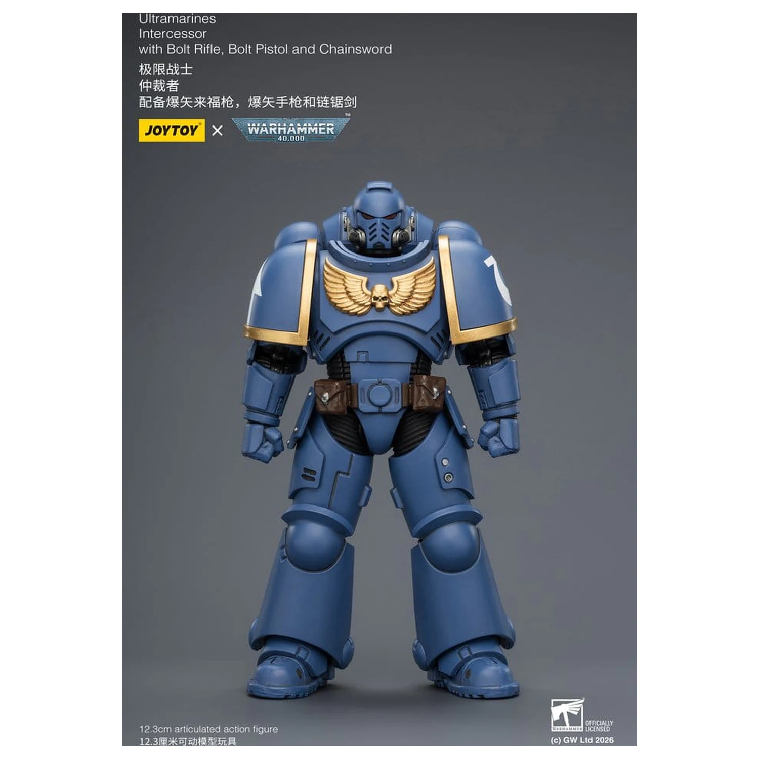 Warhammer 40,000 akčná figúrka Ultramarines Intercessor 12 cm produktová fotografia