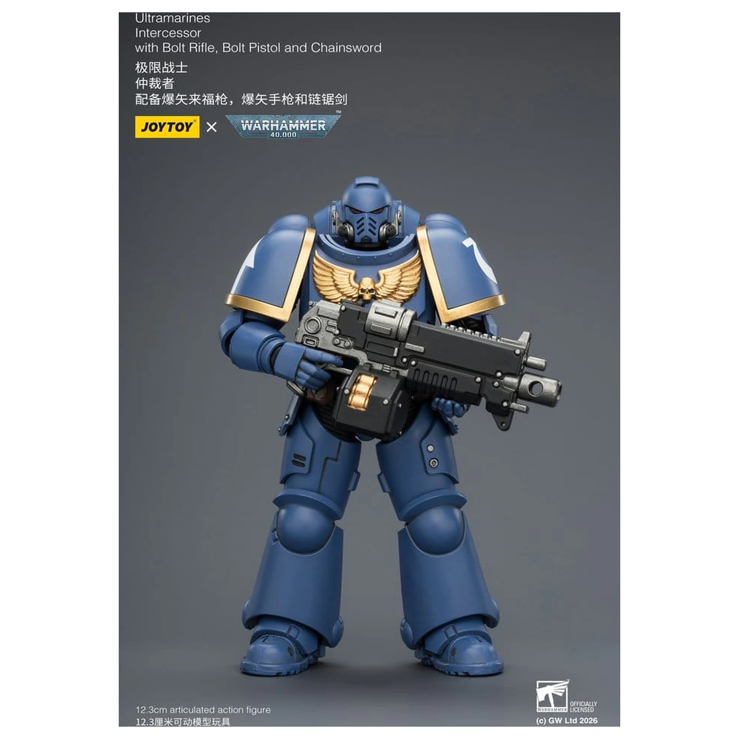 Warhammer 40,000 akčná figúrka Ultramarines Intercessor 12 cm produktová fotografia