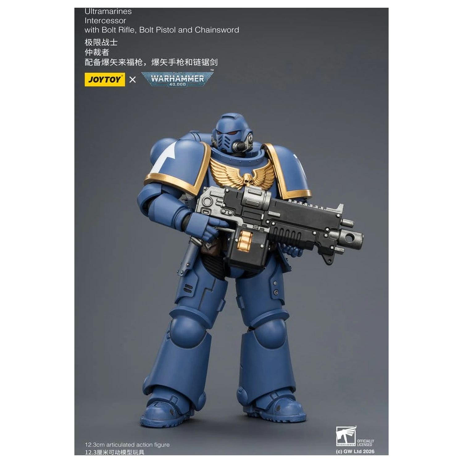Warhammer 40,000 akčná figúrka Ultramarines Intercessor 12 cm produktová fotografia