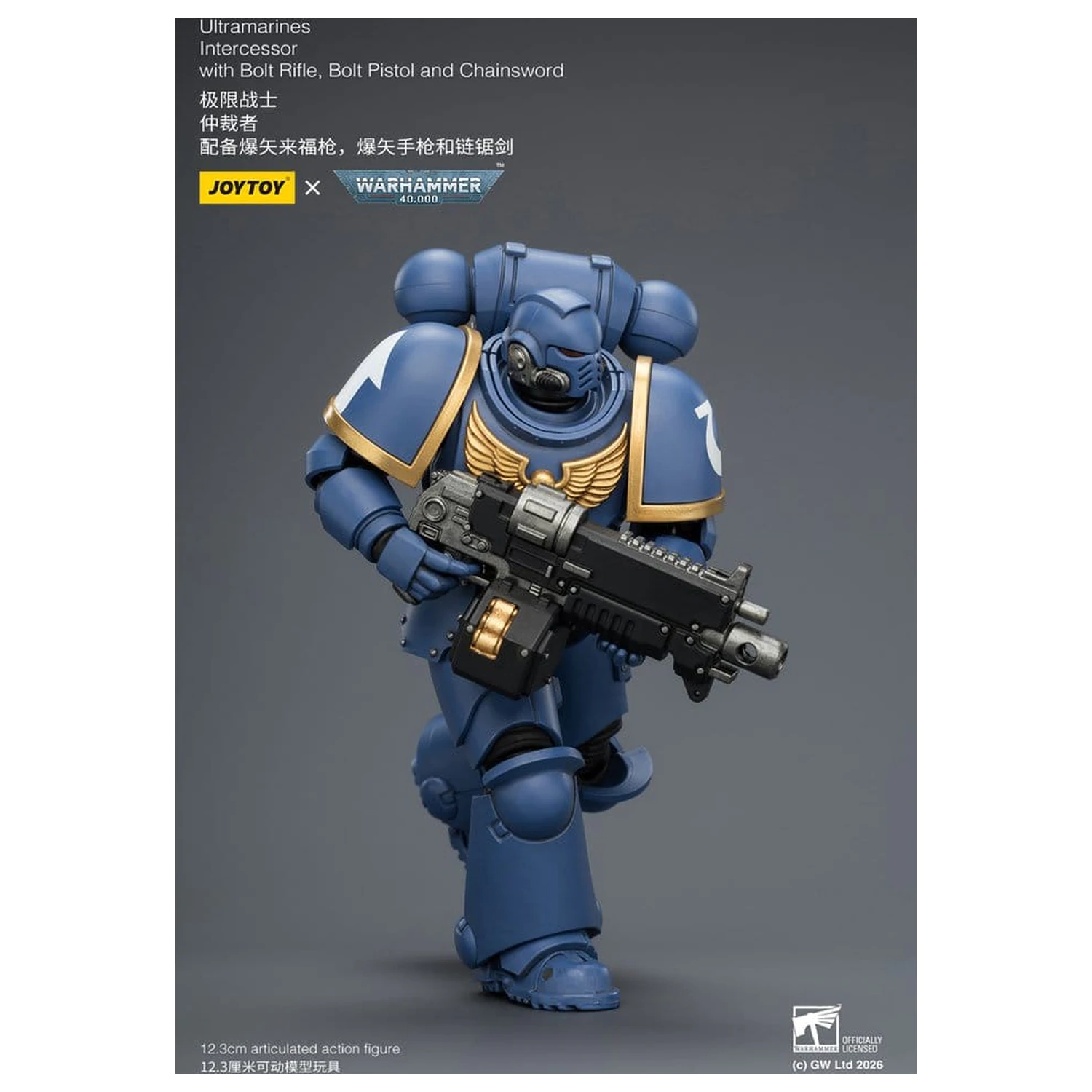 Warhammer 40,000 akčná figúrka Ultramarines Intercessor 12 cm produktová fotografia
