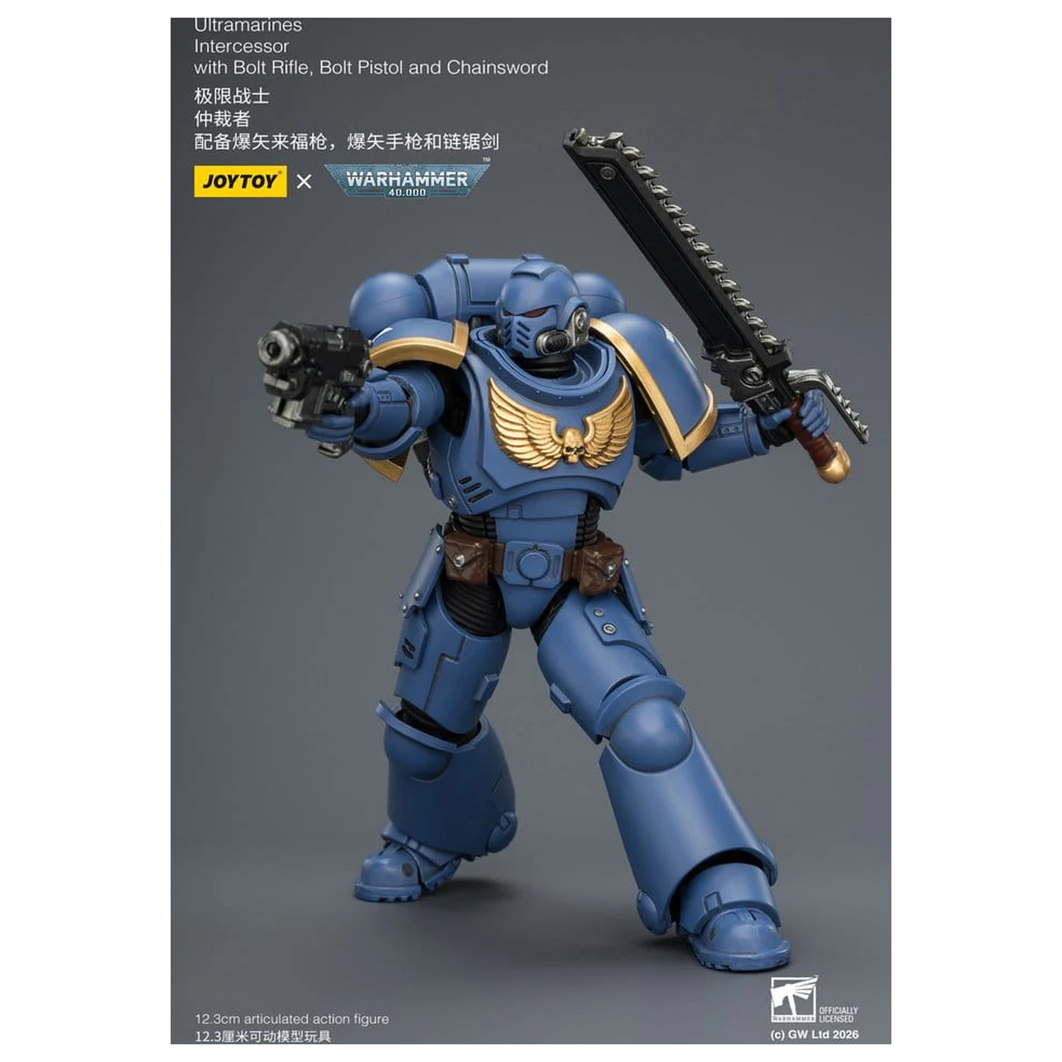 Warhammer 40,000 akčná figúrka Ultramarines Intercessor 12 cm produktová fotografia