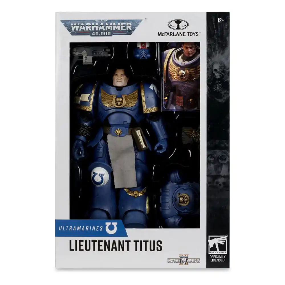 Warhammer 40,000 Akčná figúrka Ultramarines: Lieutenant Titus 18 cm produktová fotografia