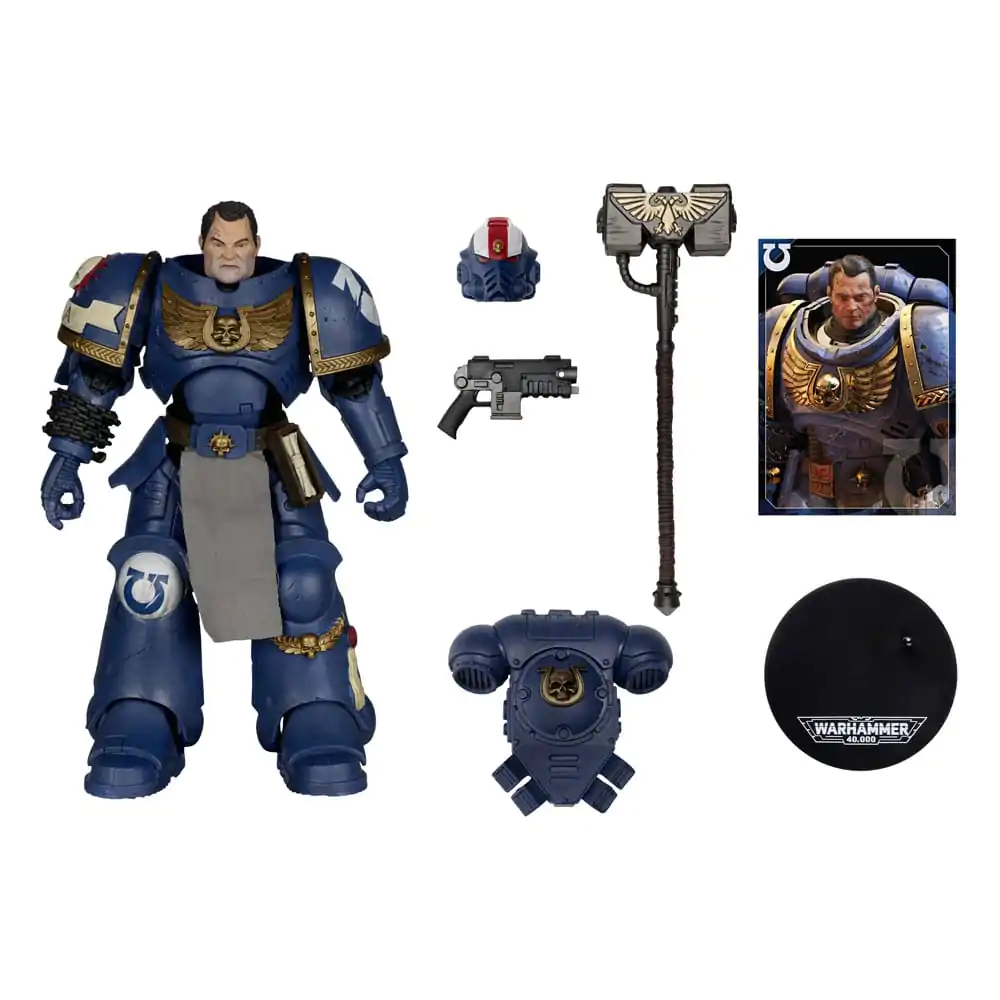 Warhammer 40,000 Akčná figúrka Ultramarines: Lieutenant Titus 18 cm produktová fotografia