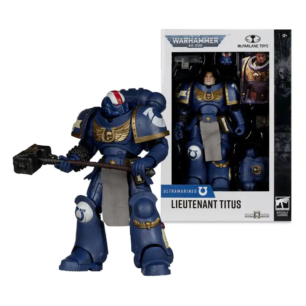 Warhammer 40,000 Akčná figúrka Ultramarines: Lieutenant Titus 18 cm produktová fotografia