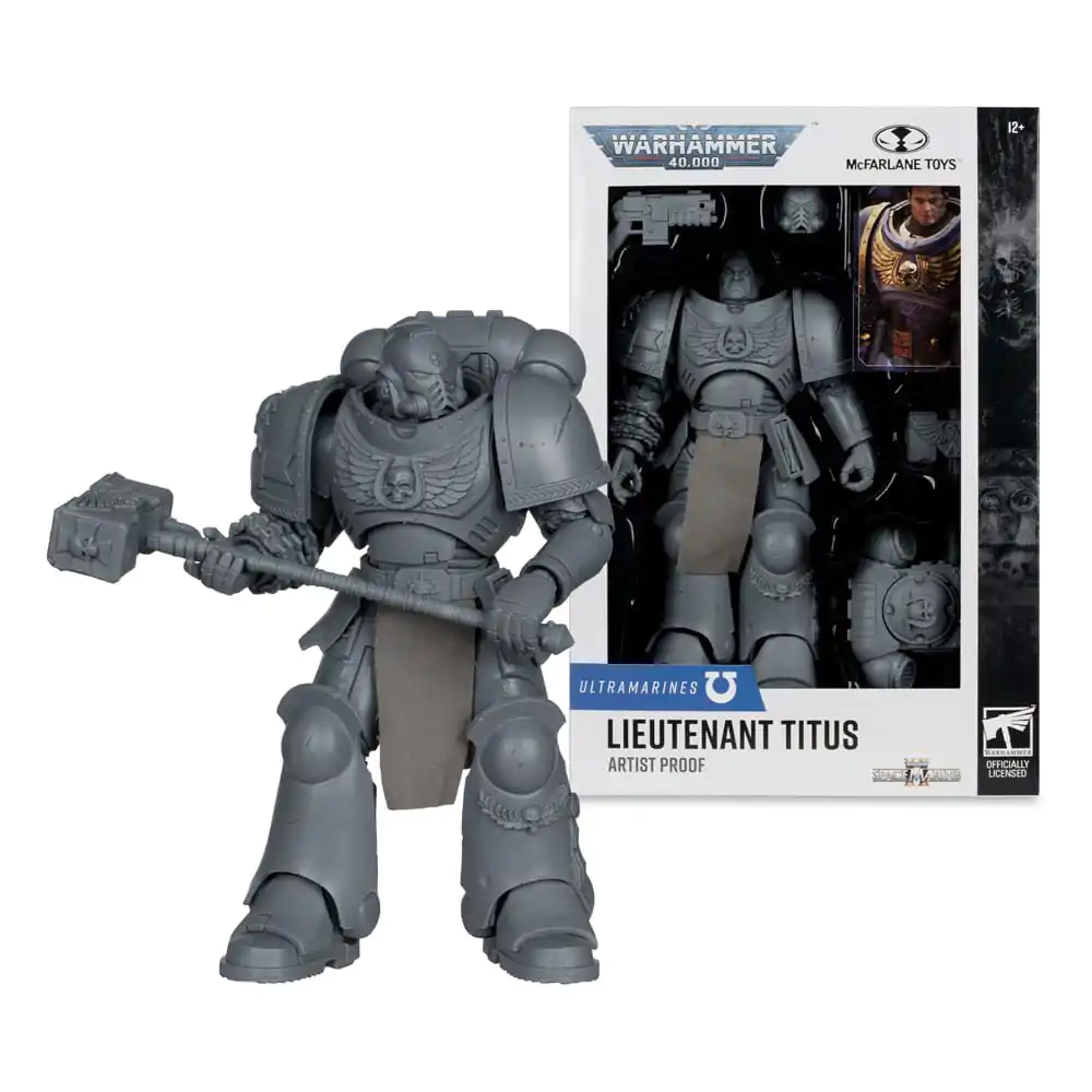 Warhammer 40,000 Akčná figúrka Ultramarines: Lieutenant Titus (Artist Proof) 18 cm termékfotó