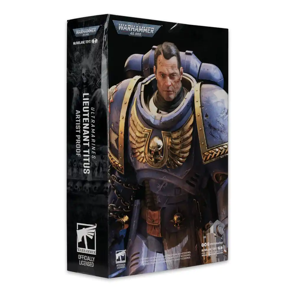 Warhammer 40,000 Akčná figúrka Ultramarines: Lieutenant Titus (Artist Proof) 18 cm termékfotó