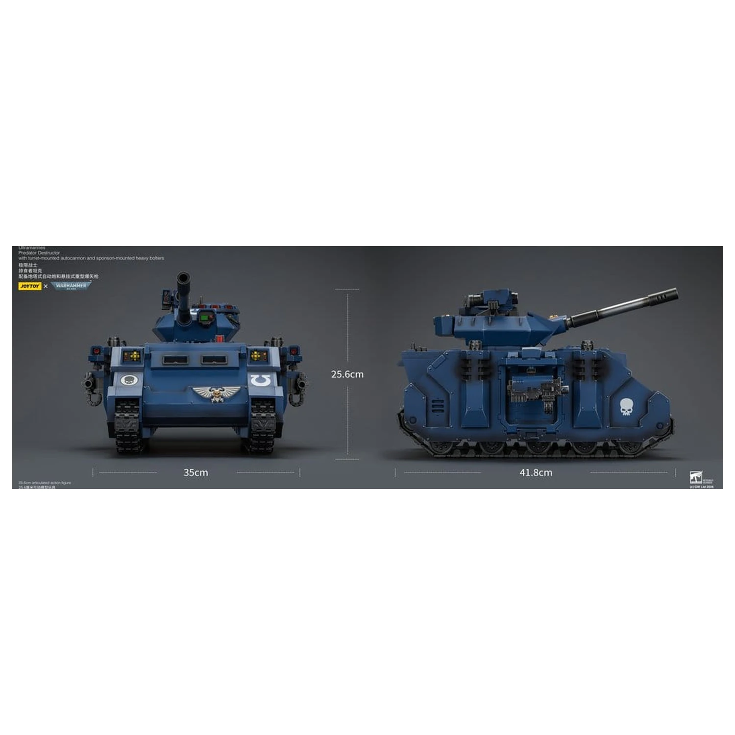 Warhammer 40,000 Vozidlo Ultramarines Predator Destructor 26 cm produktová fotografia