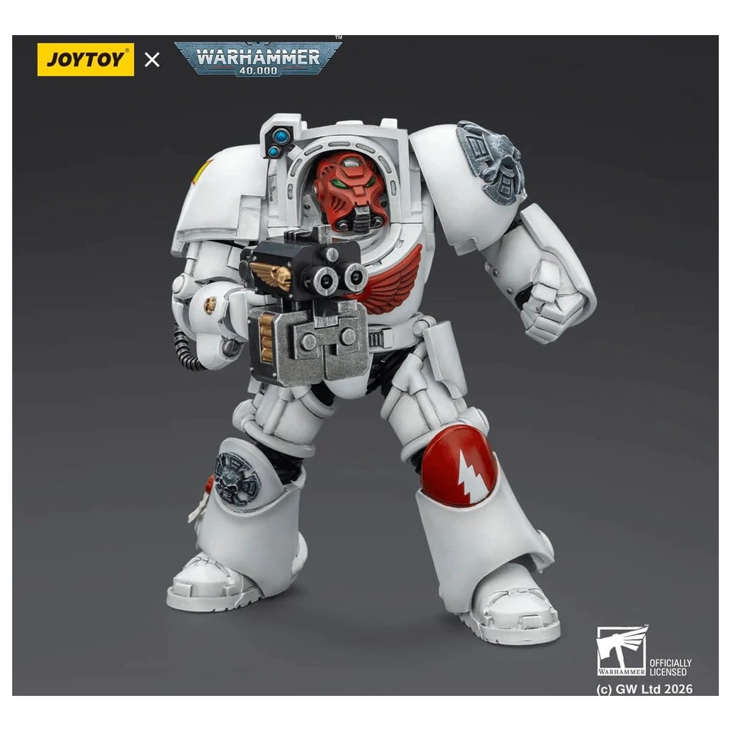 Warhammer 40,000 Akčná figúrka White Scars Terminator 2 s Power Fist a Storm Bolter 14 cm produktová fotografia