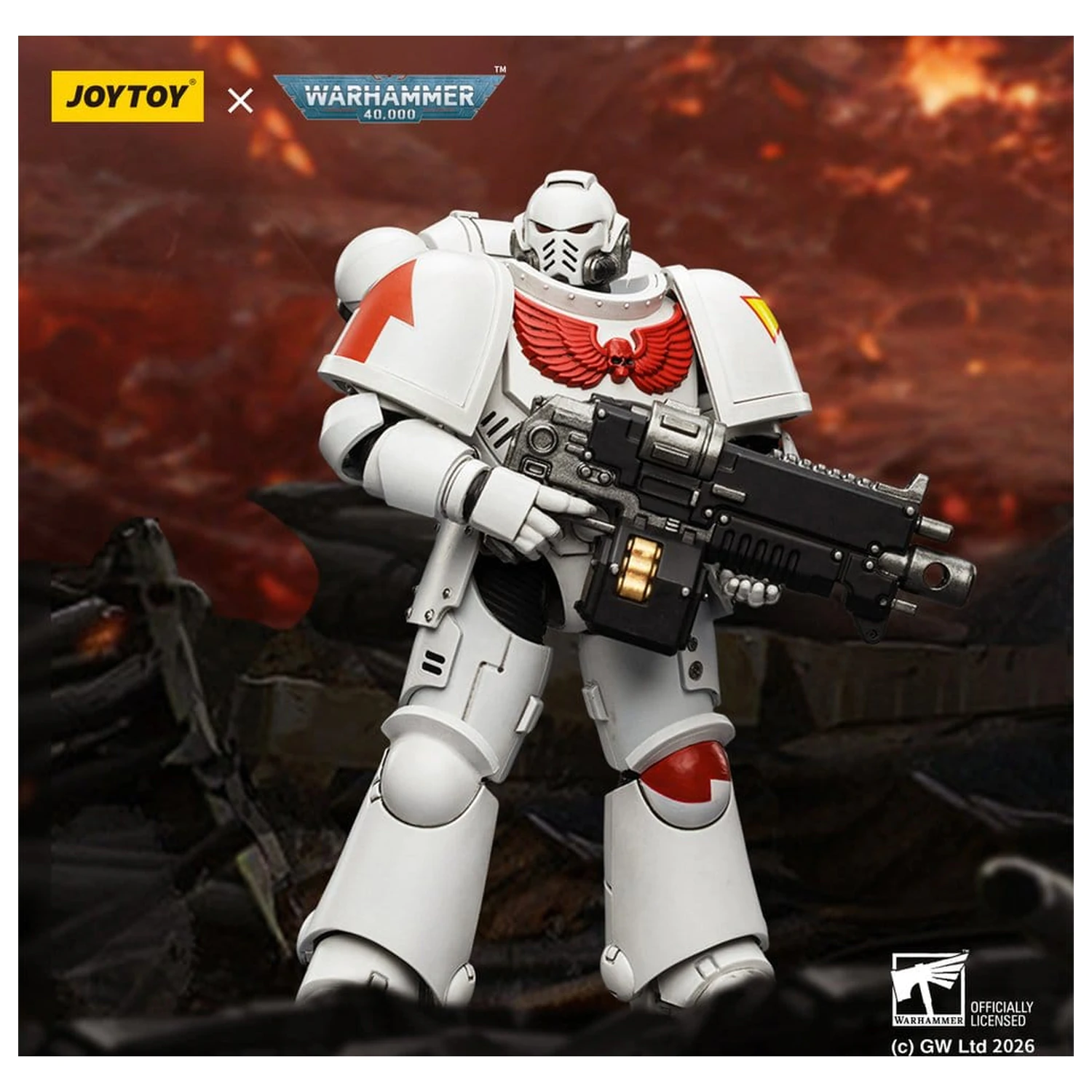 Warhammer 40,000 akčná figúrka White Scars Intercessor 12 cm produktová fotografia