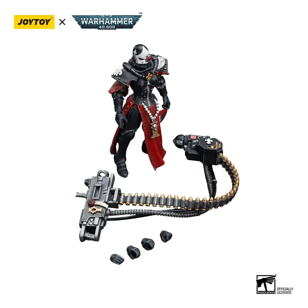 Warhammer 40k Akčná figúrka 1/18 Adepta Sororitas Retributor s Ťažkým Bolterom 12 cm produktová fotografia