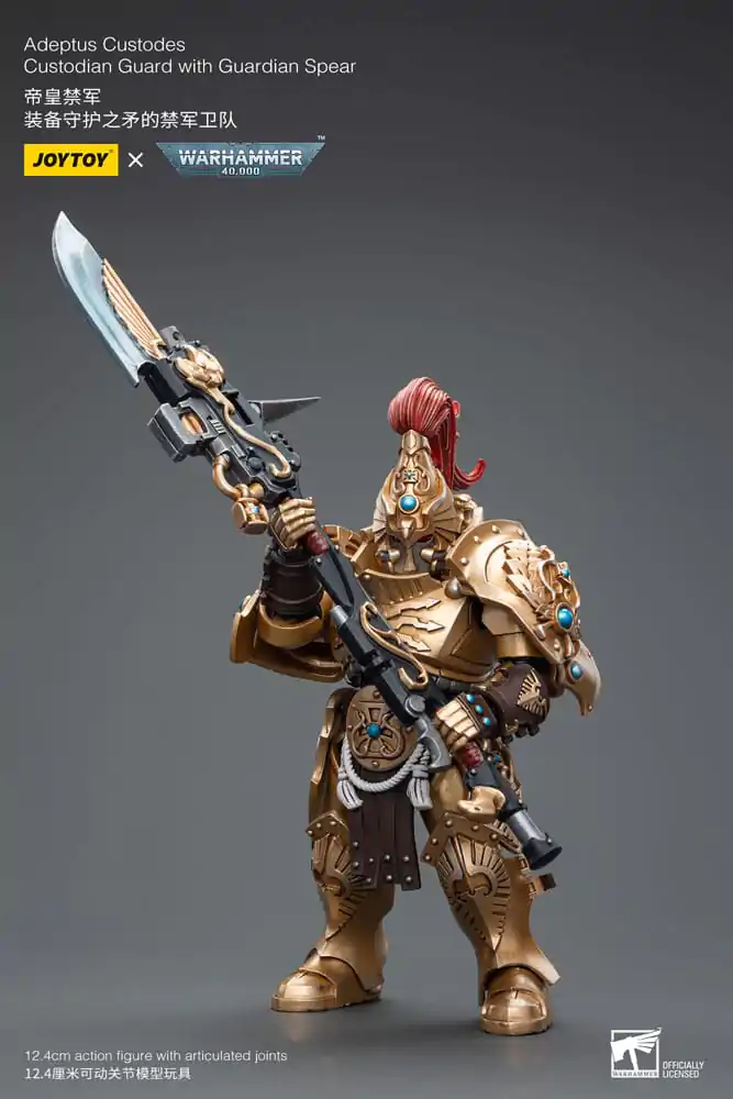 Warhammer 40k Akčná figúrka 1/18 Adeptus Custodes Custodian Guard s Guardian Spear produktová fotografia