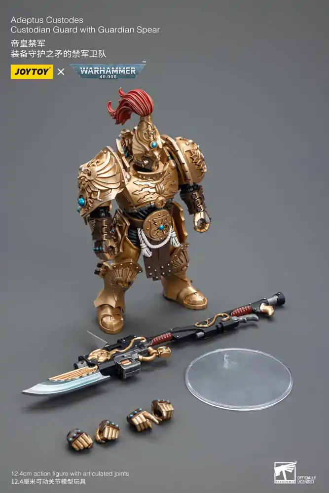 Warhammer 40k Akčná figúrka 1/18 Adeptus Custodes Custodian Guard s Guardian Spear produktová fotografia