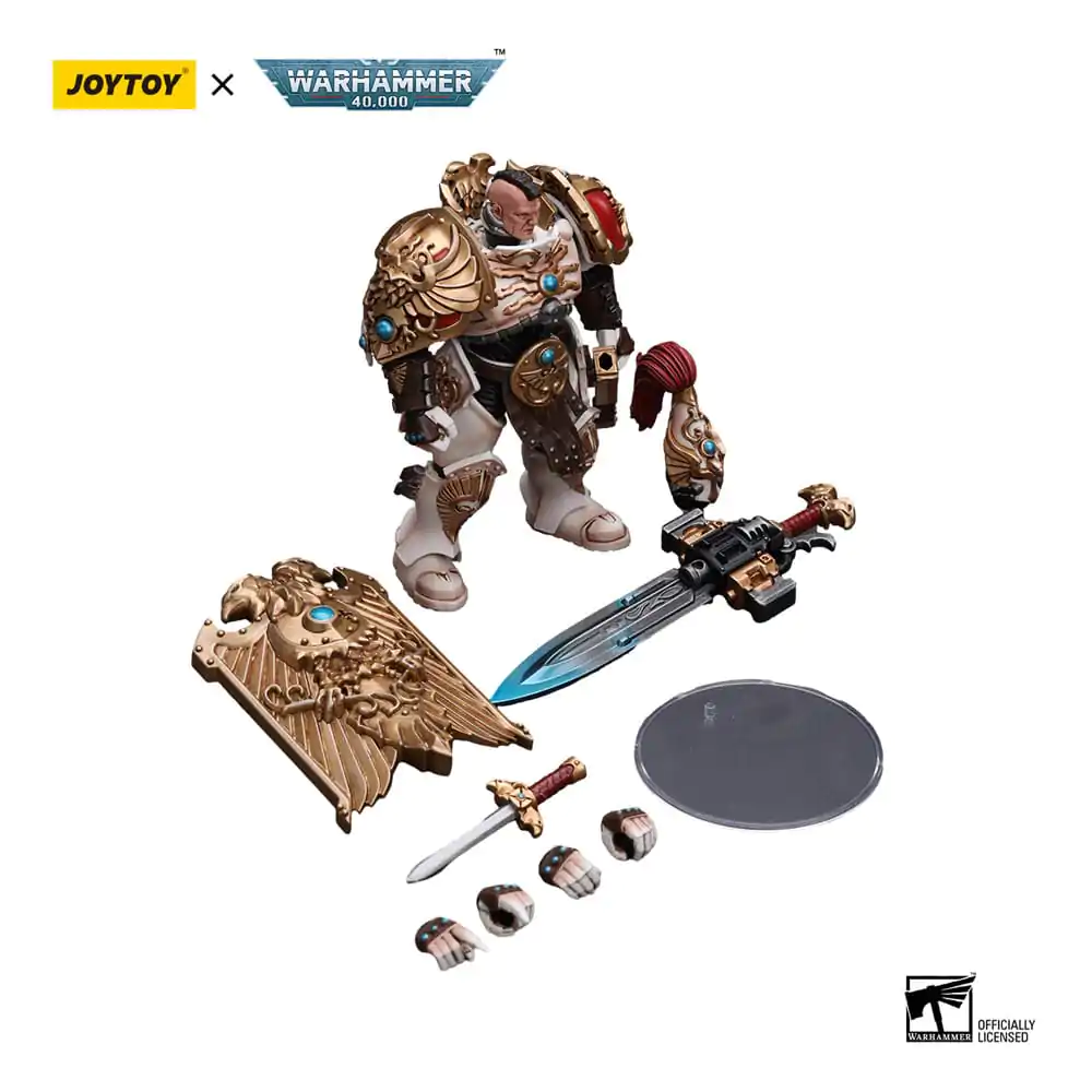 Warhammer 40k Akčná figúrka 1/18 Adeptus Custodes Solar Watch Custodian Guard so Sentinel Blade a Praesidium Shield 12 cm produktová fotografia