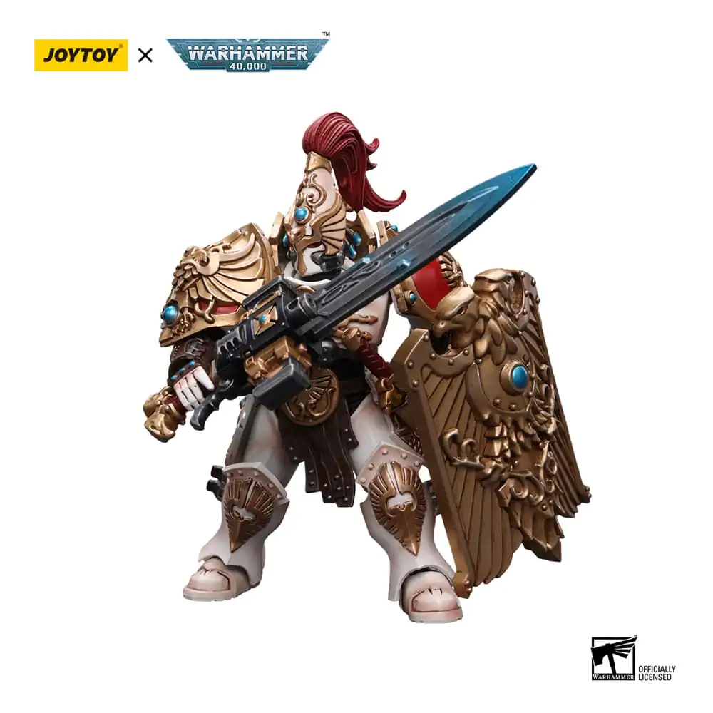 Warhammer 40k Akčná figúrka 1/18 Adeptus Custodes Solar Watch Custodian Guard so Sentinel Blade a Praesidium Shield 12 cm produktová fotografia