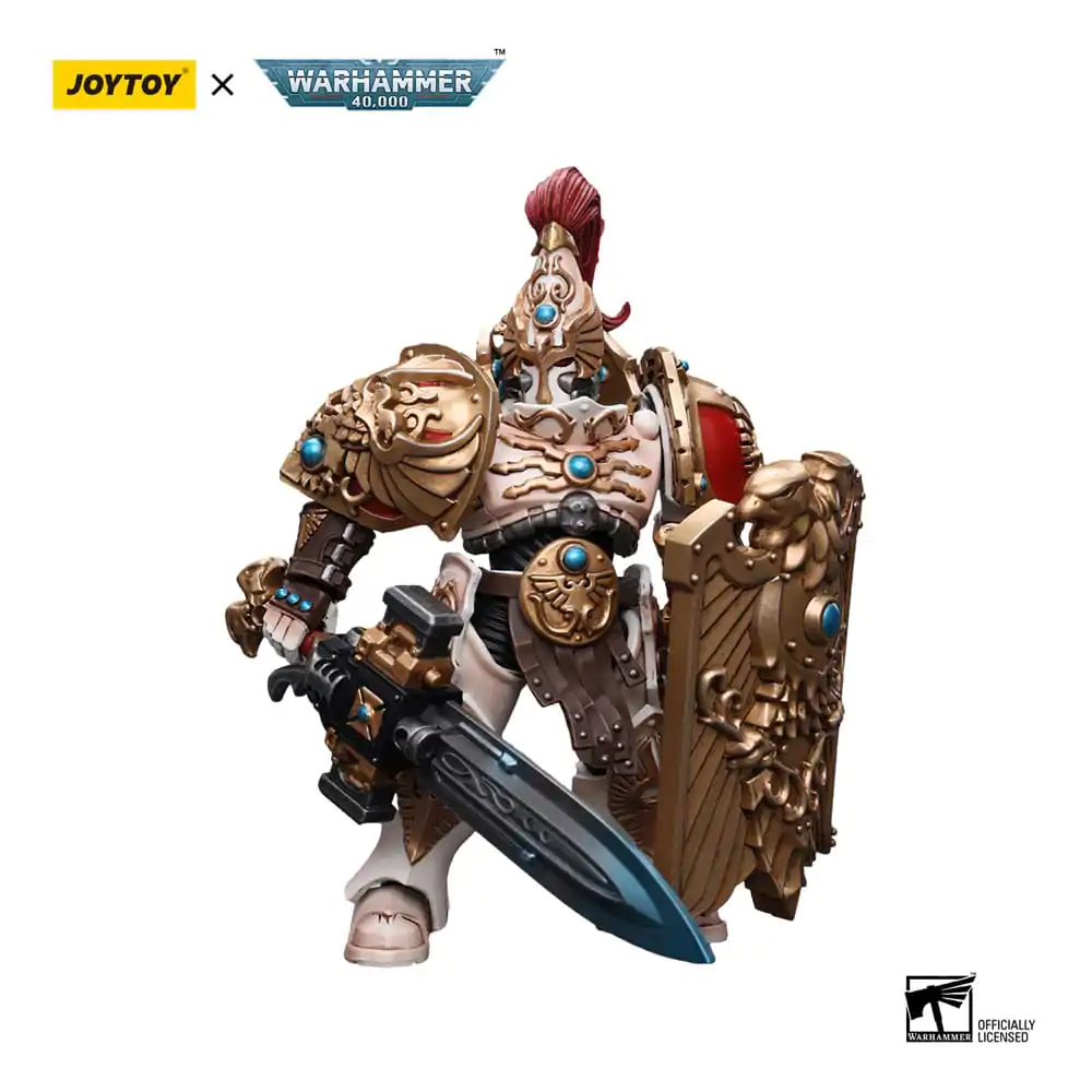 Warhammer 40k Akčná figúrka 1/18 Adeptus Custodes Solar Watch Custodian Guard so Sentinel Blade a Praesidium Shield 12 cm produktová fotografia