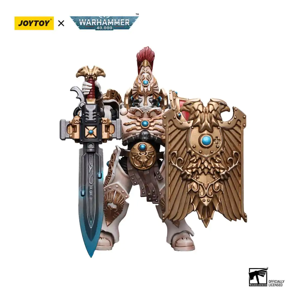 Warhammer 40k Akčná figúrka 1/18 Adeptus Custodes Solar Watch Custodian Guard so Sentinel Blade a Praesidium Shield 12 cm produktová fotografia