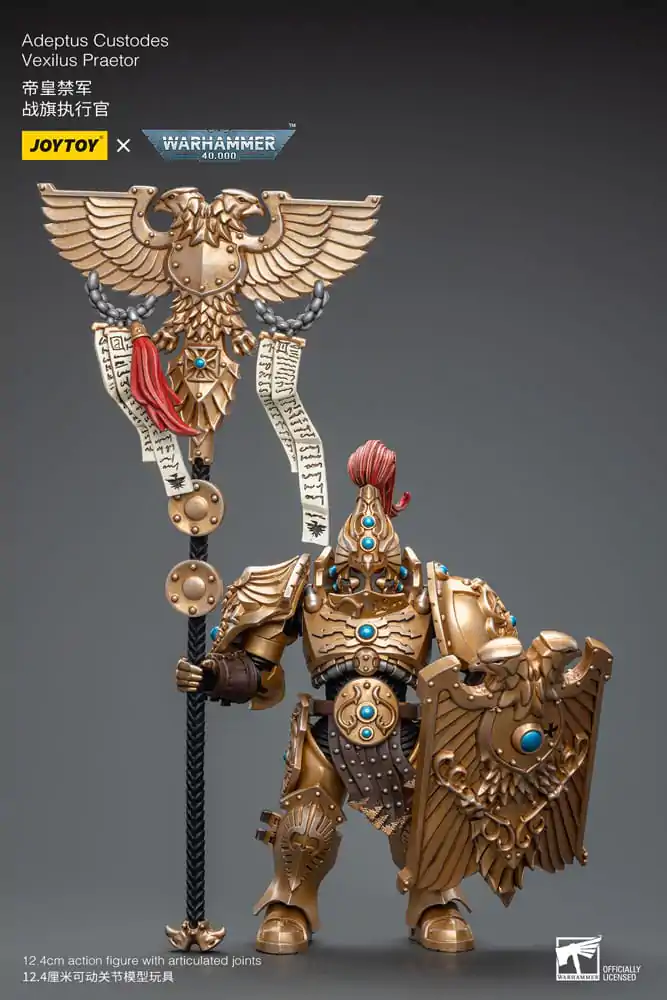 Warhammer 40k akčná figúrka 1/18 Adeptus Custodes Vexilus Praetor termékfotó