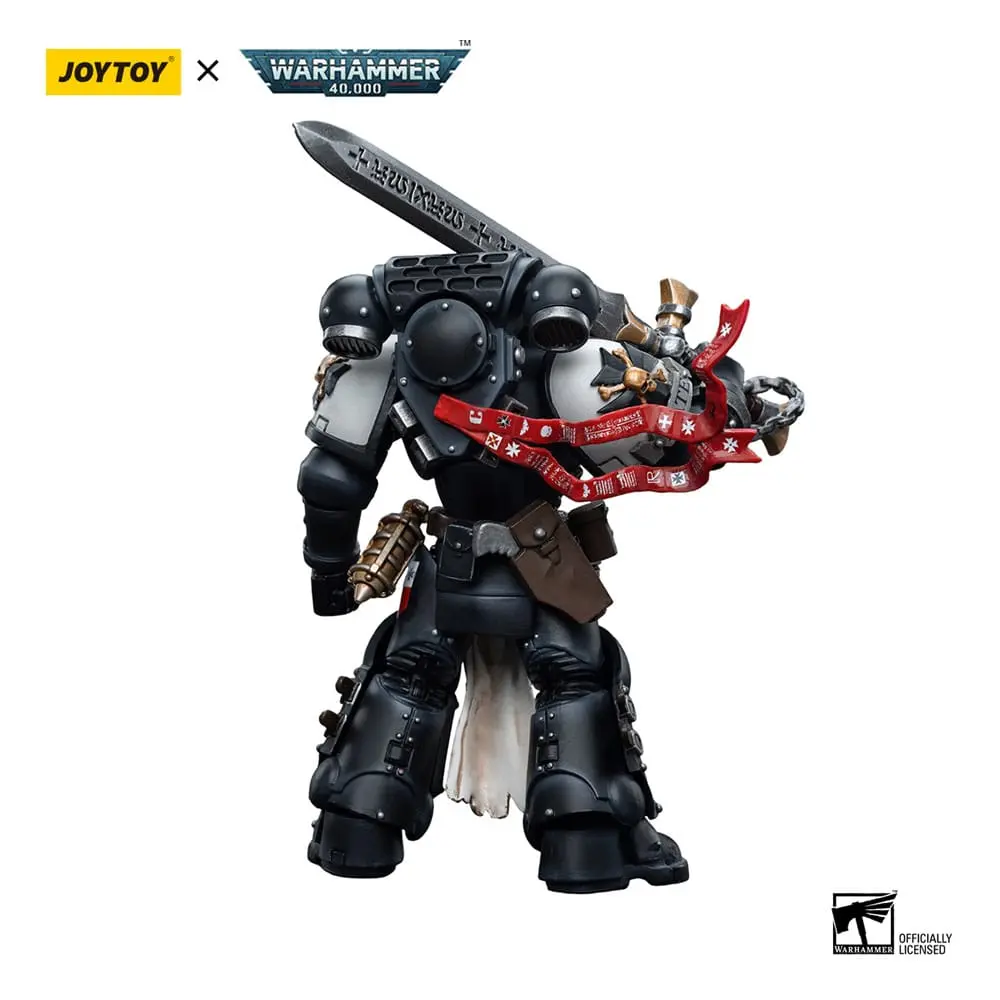 Warhammer 40k Akčná figúrka 1/18 Black Templars Emperor's Champion Bayard's Revenge 12 cm produktová fotografia