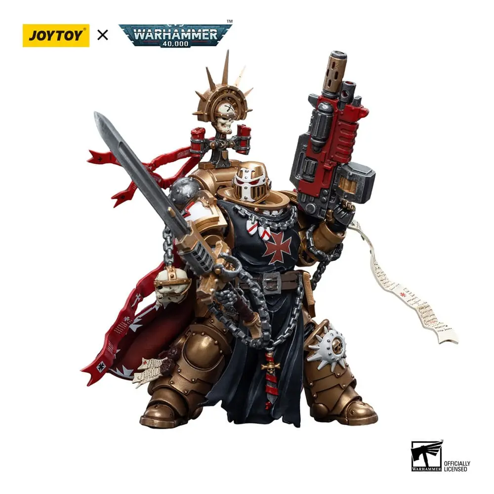 Warhammer 40k Akčná figúrka 1/18 Black Templars High Marshal Helbrecht 12 cm termékfotó