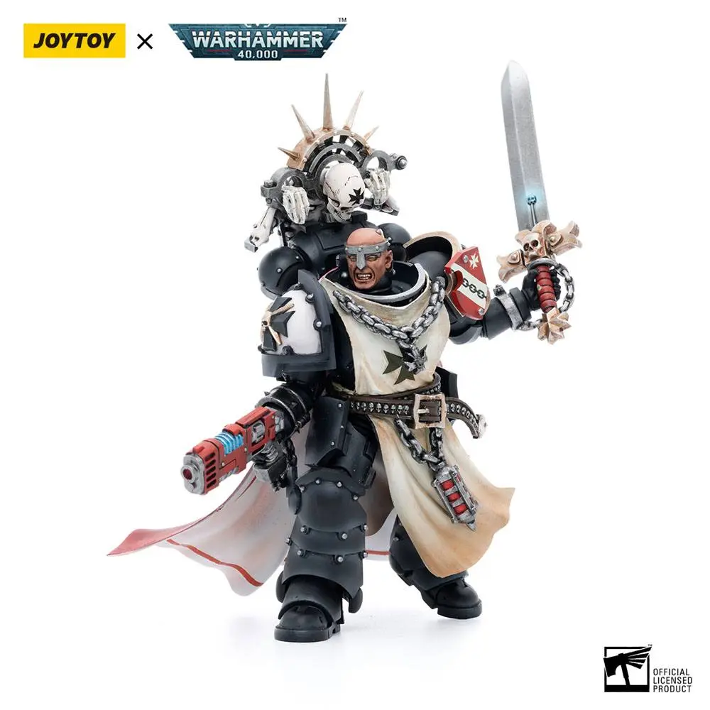 Warhammer 40k akčná figúrka 1/18 Black Templars Marshal Baldeckrath 12 cm produktová fotografia