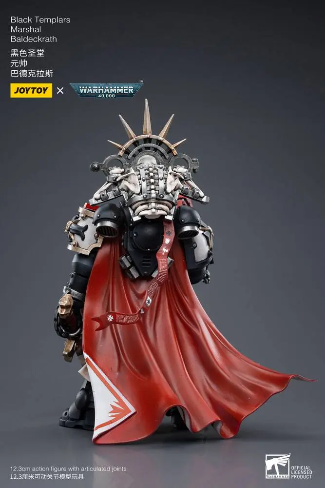 Warhammer 40k akčná figúrka 1/18 Black Templars Marshal Baldeckrath 12 cm produktová fotografia