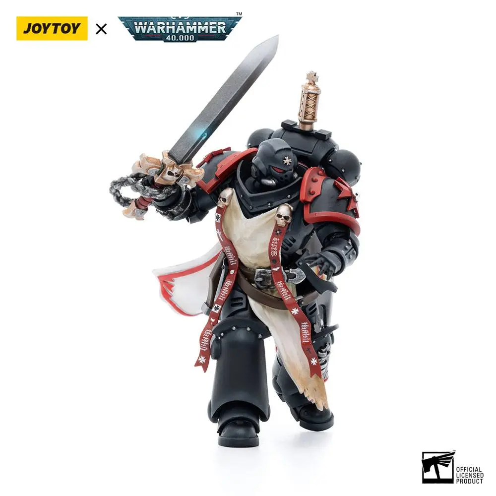 Warhammer 40k Akčná figúrka 1/18 Black Templars Primaris Sword Brethren Eberwulf 12 cm termékfotó