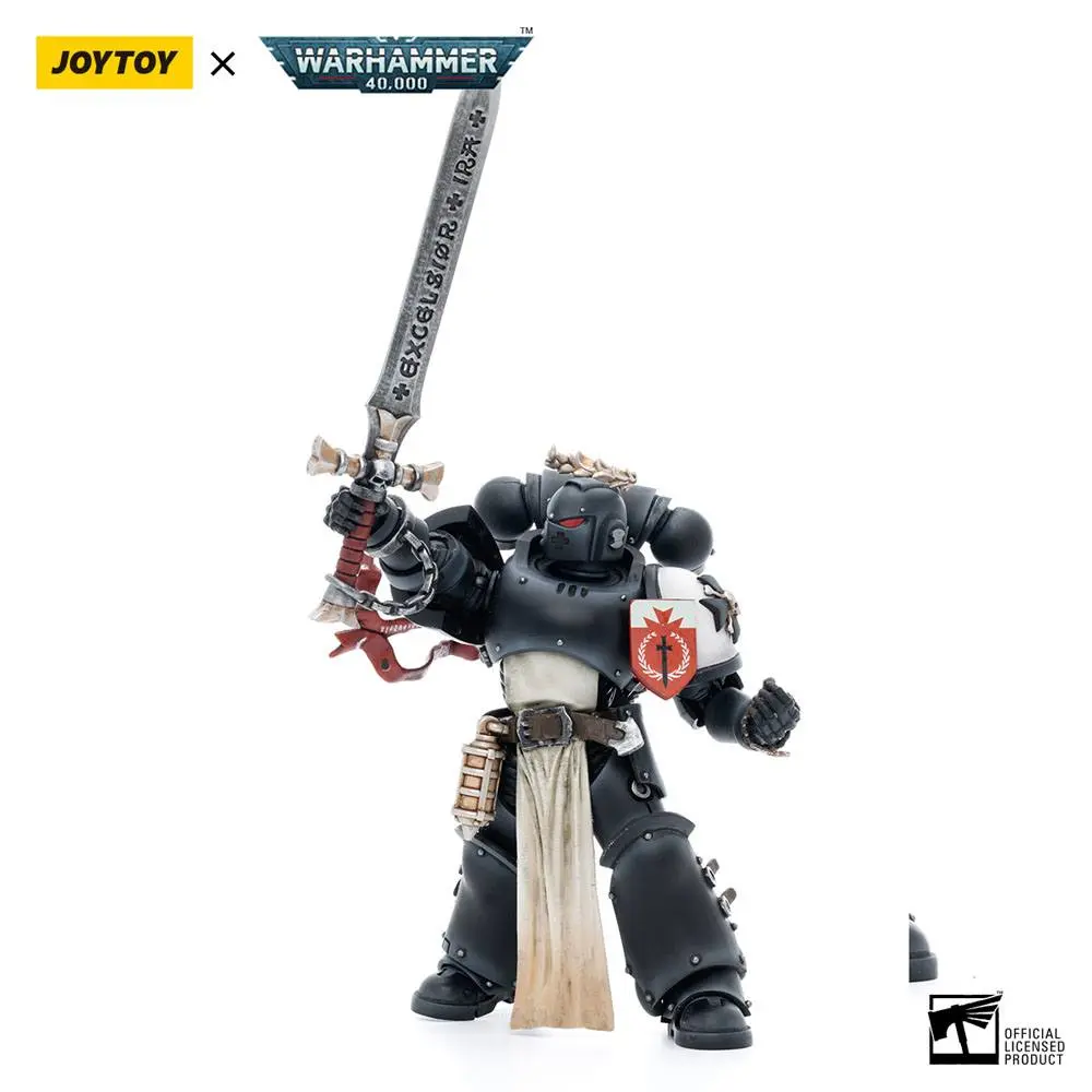 Warhammer 40k Akčná figúrka 1/18 Black Templars The Emperors Champion Rolantus 12 cm termékfotó