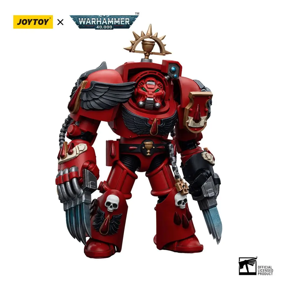 Warhammer 40k Akčná figúrka 1/18 Blood Angels Assault Terminators Brother Tyborel 12 cm produktová fotografia