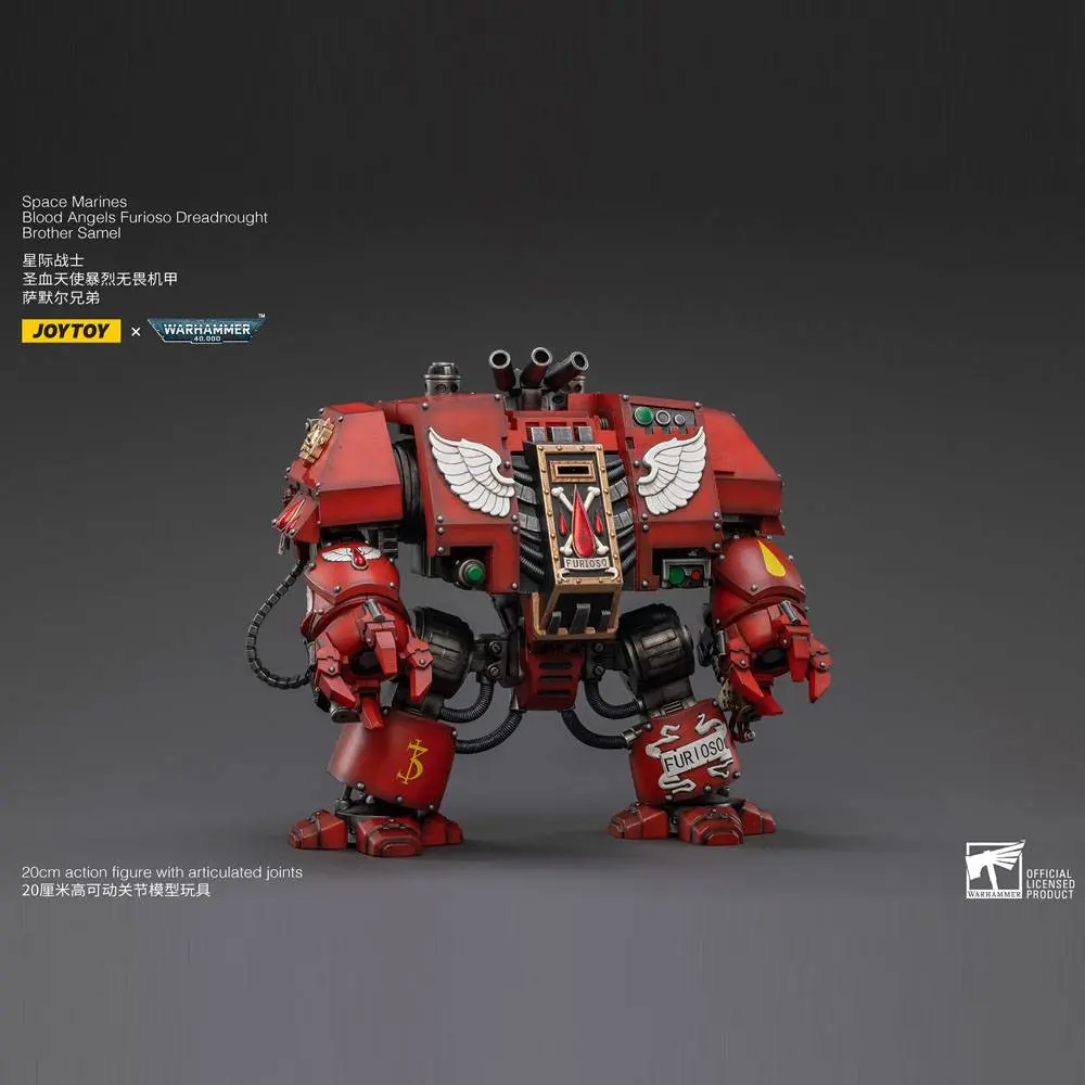 Warhammer 40k Akčná figúrka 1/18 Blood Angels Furioso Dreadnought Brother Samel 20 cm termékfotó