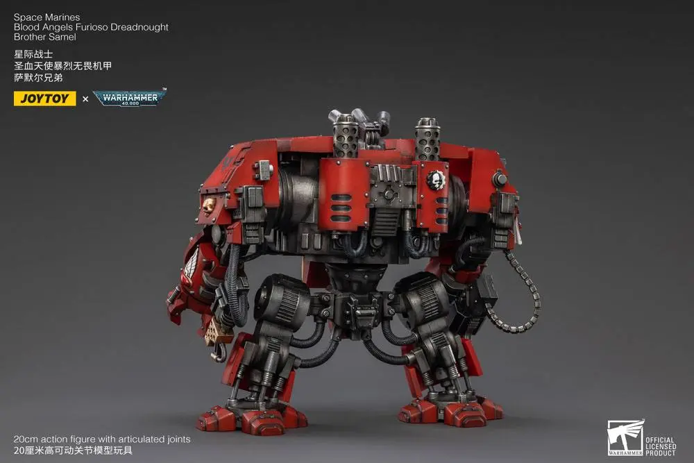 Warhammer 40k Akčná figúrka 1/18 Blood Angels Furioso Dreadnought Brother Samel 20 cm termékfotó